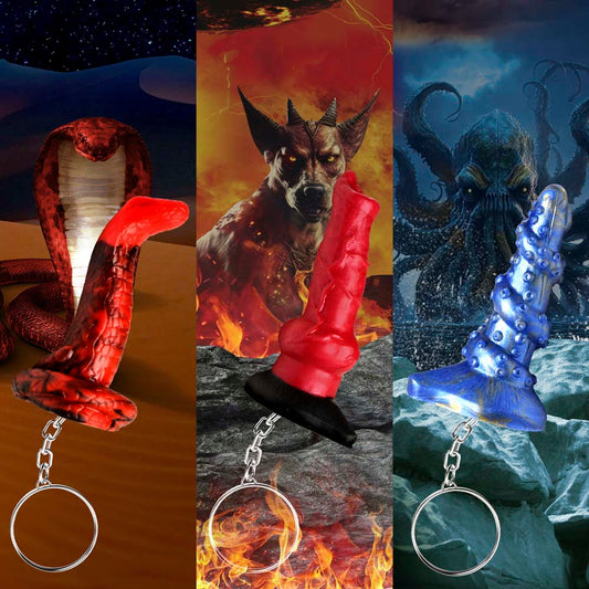 King Cobra/Hell-Hound/Kraken Keychains 3