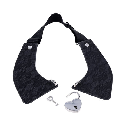 Heartbound Lace Day Collar - Black
