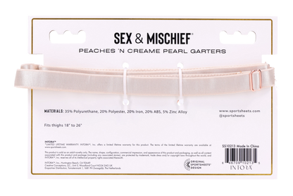 Peaches 'n CreaMe Pearl Garters