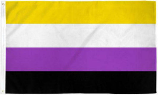 Non-Binary Flag 3' X5' Polyester Flags Importer