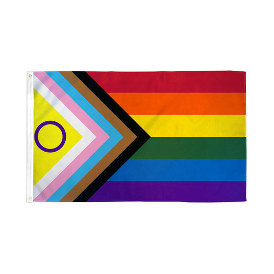 Inclusive Pride Flag 3'x5' Polyester Flags Importer