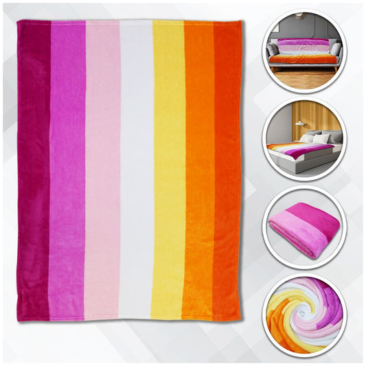 Lesbian Polar Fleece Blanket 50" x 60" Flags Importer