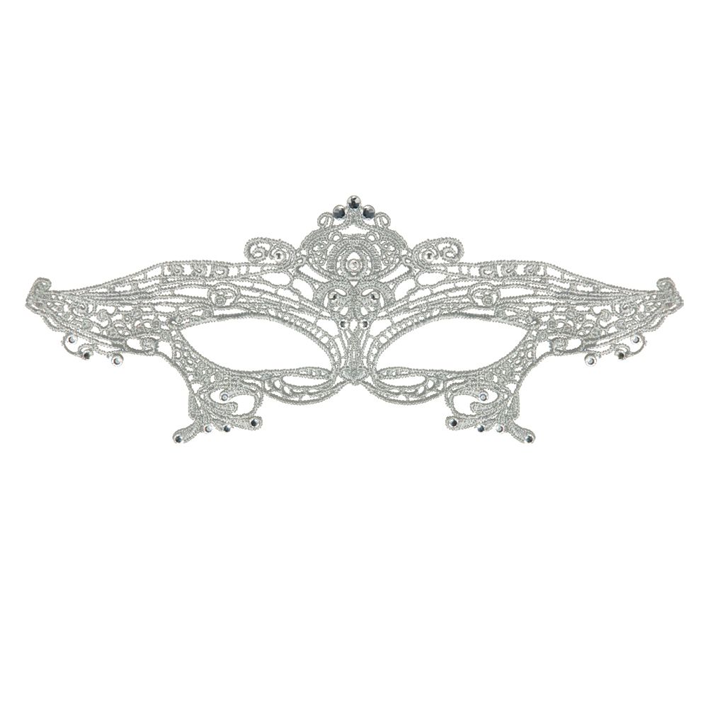 Sportsheets Midnight Bling Mask - Grey *